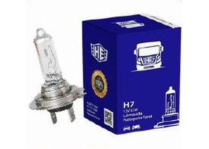 Lâmpada halógena farol H7 12V 55W