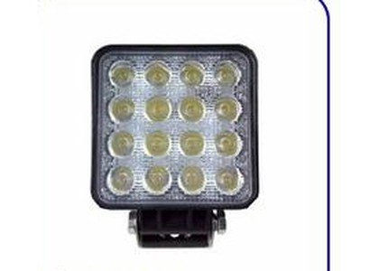 Farol de milha retangular 8 LEDs 24W 12V/24V